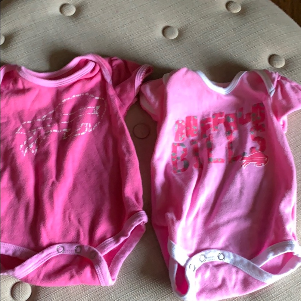 Buffalo bills baby girl onesies